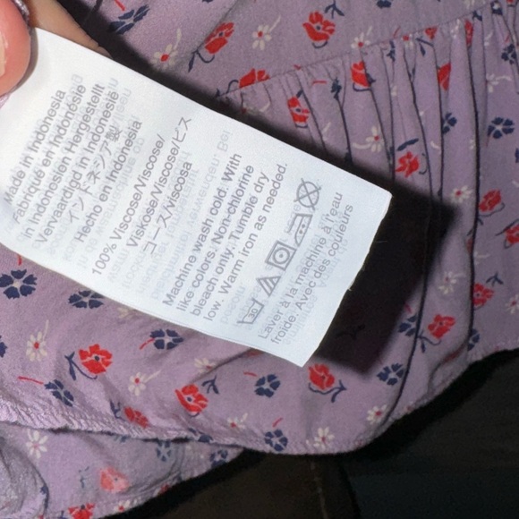 Madewell Tie-Sleeve Wrap Top in Prairie Posies Size 4 - Picture 8 of 8